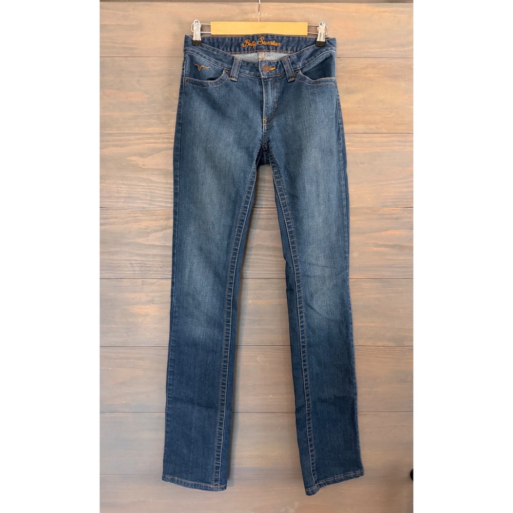 Kimes Ranch Betty Seventeen Straight Leg Western Jeans Blue Denim Size 4/36